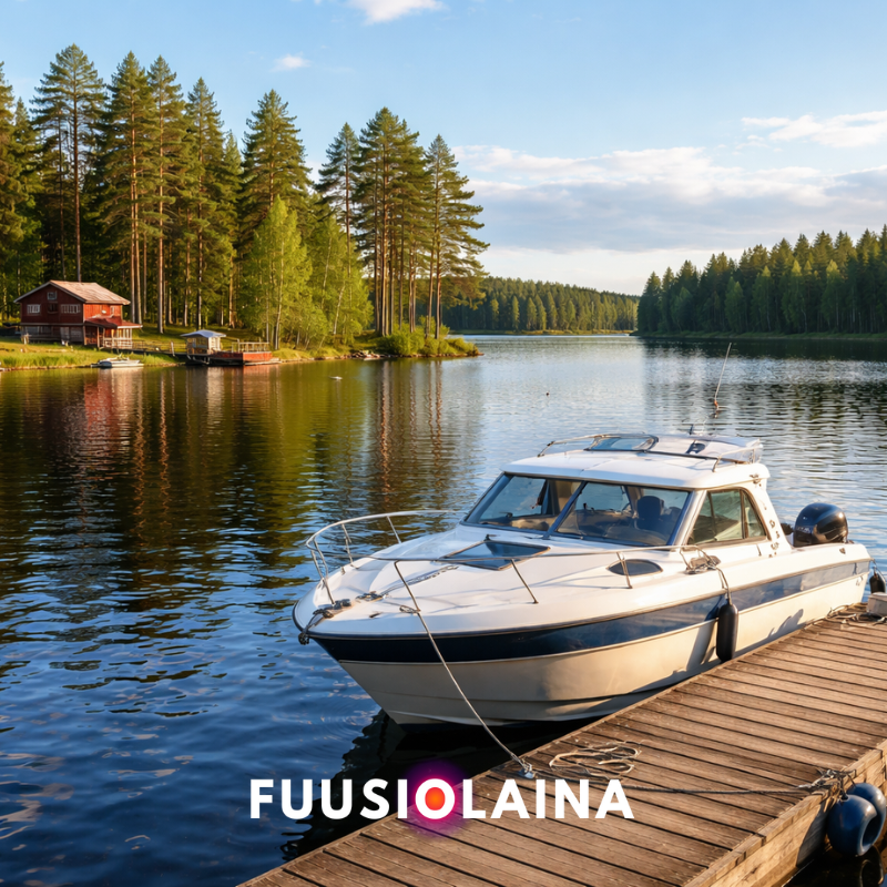 Vene järvimaisemassa